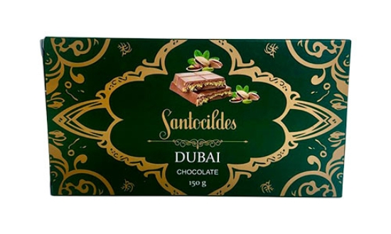 Chocholate con pistacho y kadaifi
