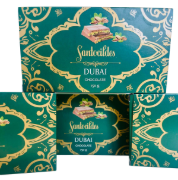 Chocholate con pistacho y kadaifi